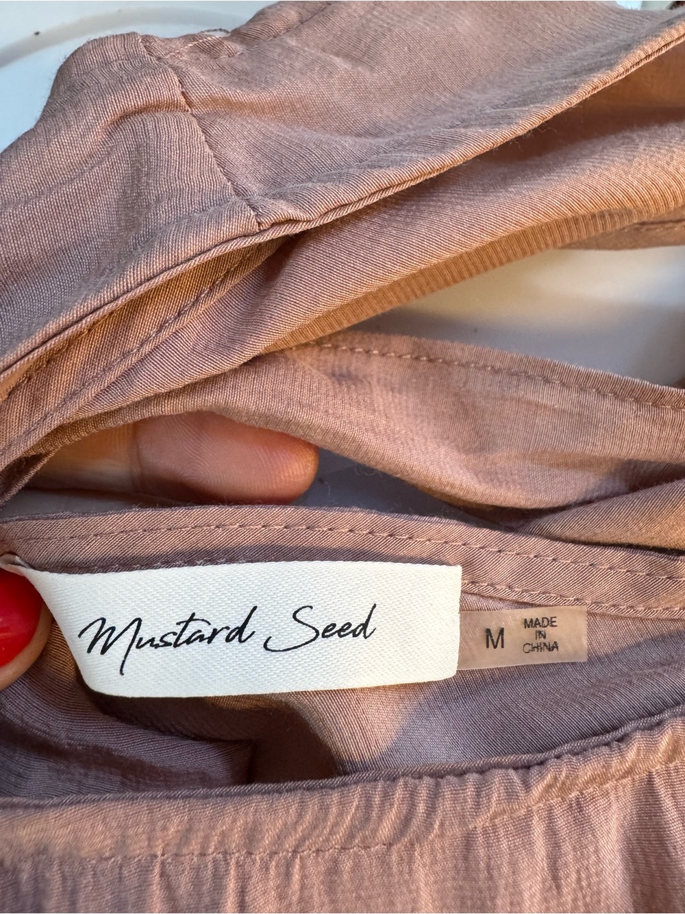Mustard Seed Sleeveless Wide-Leg Jumpsuit in Dusty Rose - Picture 5 of 6